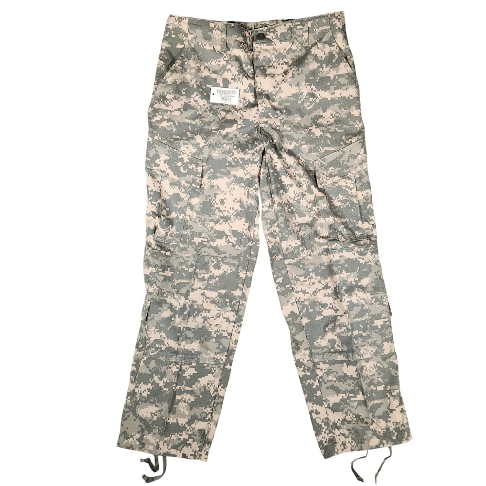 Propper ACU Cargo Pants Mens Medium Short Digital Camo Excellent Ripstop Trouser